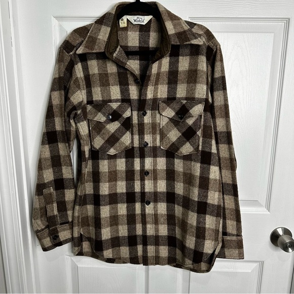 Vintage Woolrich wool plaid Shacket - Picture 1 of 3